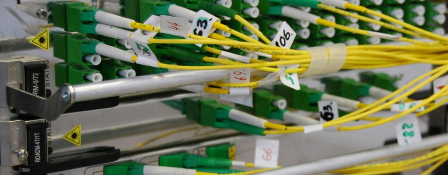 Network Infrastructure Upgrade Servers and wires showing the Network Infrastructure Upgrade