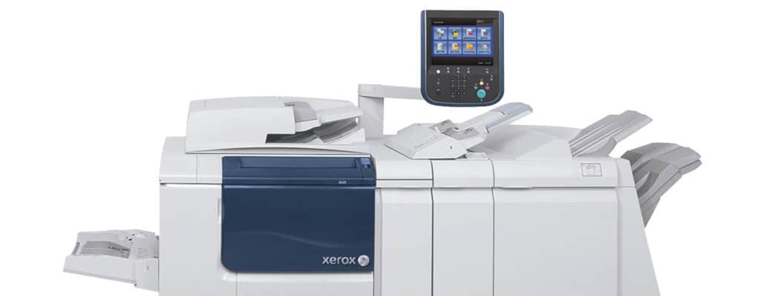 Xerox Commercial Printer Xerox commercial printer on white background