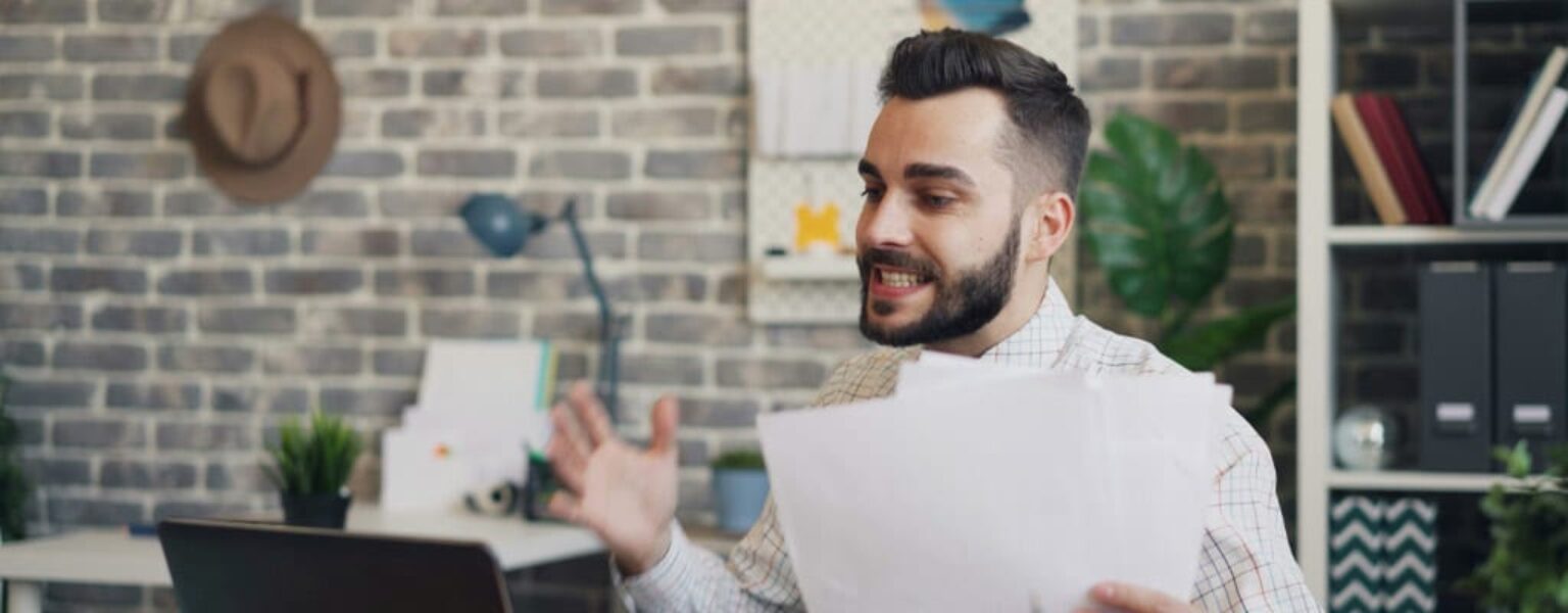 When to Replace a Copier VS Repairing A frustrated man wanting to replace a copier machine