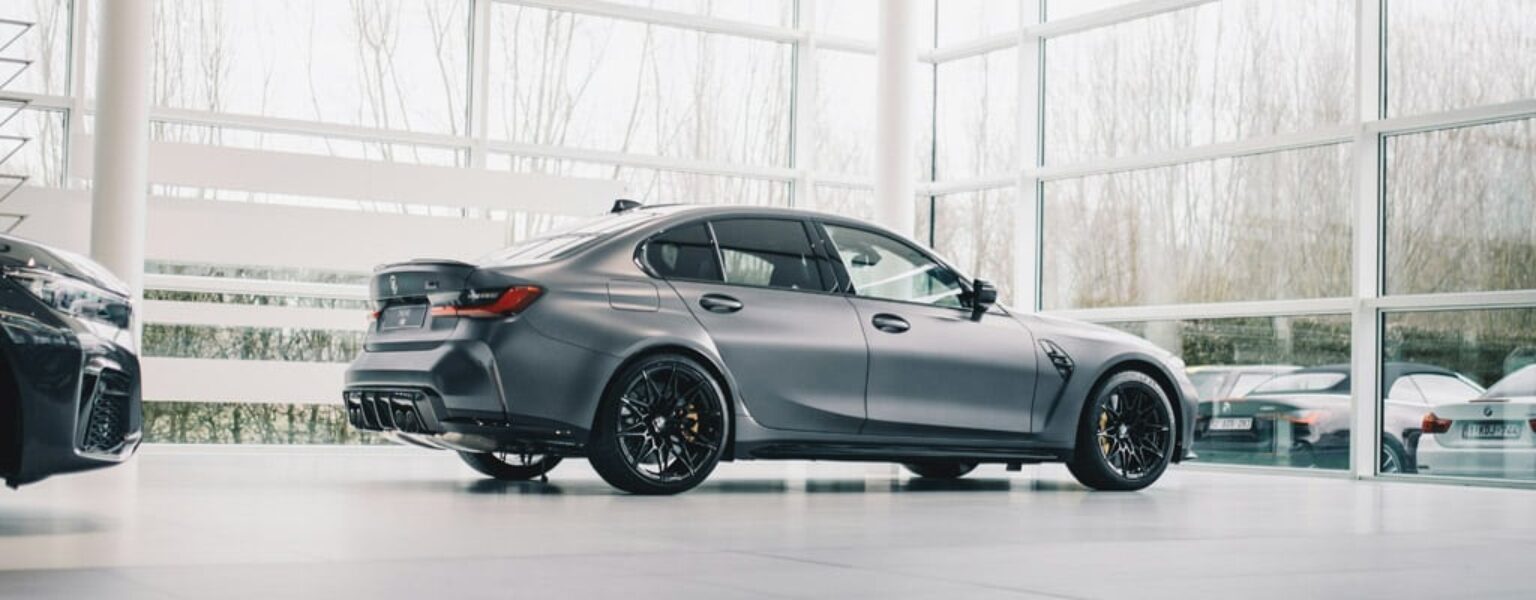 Printing for Auto Dealerships Car in an auto dealership