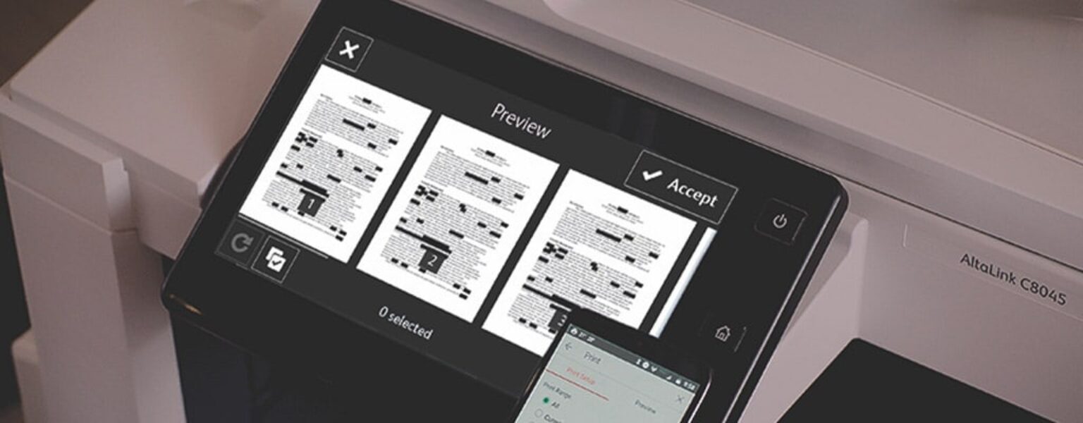 Xerox Auto Redaction App Xerox Auto Redaction App screen example