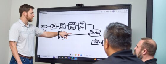 Cybersecurity Incident Response Plan Man outlining an incident response plan